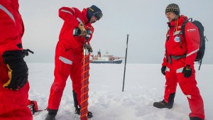 Die spektakuläre Eisdrift kann beginnen