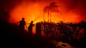 Zehntausende fliehen vor Waldbrand