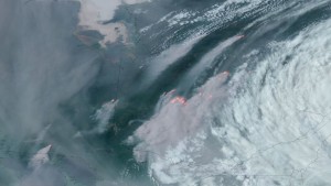 Satellitenbilder zeigen das Ausmaß der verheerenden Brände in Kanada