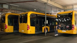 Immer weniger Dieselbusse