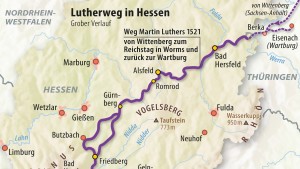 Historischer Lutherweg wird am 14. Mai eröffnet