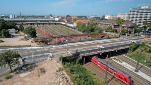 Die Rheinstraßenbrücke wird zwei Jahre früher fertig