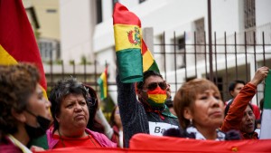 Proteste gegen die Festnahme von Camacho