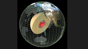 Der feste innere Erdkern hat selbst einen Kern