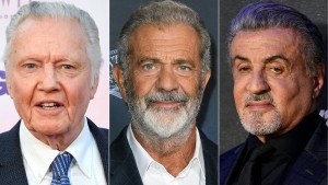 Mel Gibson, Sylvester Stallone und Jon Voight trumpen Hollywood