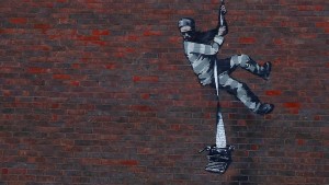 Knast-Graffito von Banksy