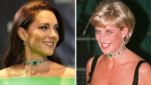 Prinzessin Kate zeigt sich mit Smaragd-Kette von Diana