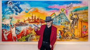 Udo Lindenberg präsentiert sein bisher größtes Gemälde