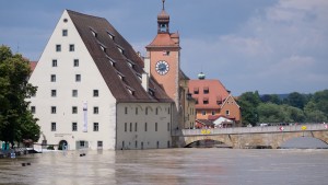 In Teilen Bayerns drohen abermals heftige Regenfälle