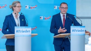 Wie sich die AfD als „Friedenspartei“ vermarkten will