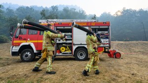 Feuer in Elbe-Elster unter Kontrolle, in Sächsischer Schweiz nicht