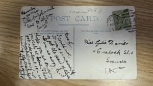 Postkarte kommt in Swansea an – 121 Jahre nach der Versendung