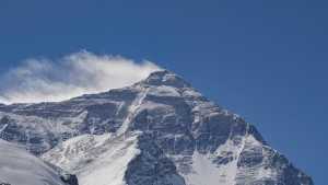 Corona-Fall im Lager am Mount Everest