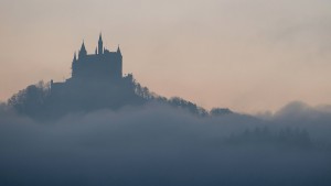 Burg ohne Besucher