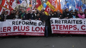 Zweiter großer Protesttag gegen Rentenreform