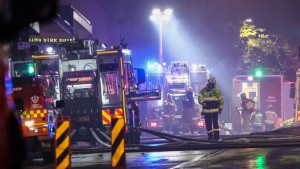 Großbrand mitten im Zentrum