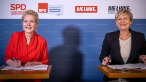 SPD und Linke unterzeichnen Koalitionsvertrag