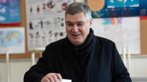 Milanović bleibt Präsident in Kroatien