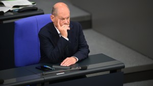 Scholz präsentiert sich als Sicherheitskanzler