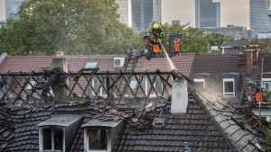 Feuer in Frankfurter Wohnhaus war Brandstiftung