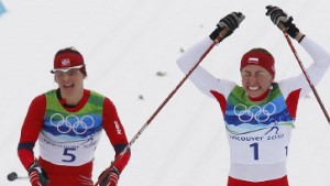 Björgen verpasst viertes Gold, Sachenbacher verpasst Bronze