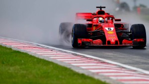 Rückschlag für Vettel im Regen-Chaos