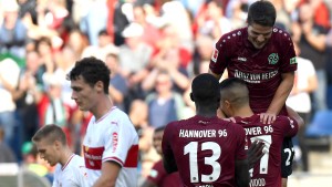 Hannover reicht die rote Laterne an den VfB weiter