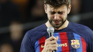 Der tränenreiche Abschied des Gerard Piqué