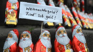 Weihnachtsgeld für 87 Prozent der Tarifangestellten