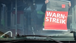 Verdi-Warnstreiks im Nahverkehr erreichen Höhepunkt