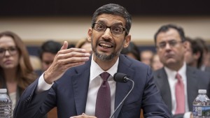 Google-Chef Pichai muss sich vor dem Kongress rechtfertigen