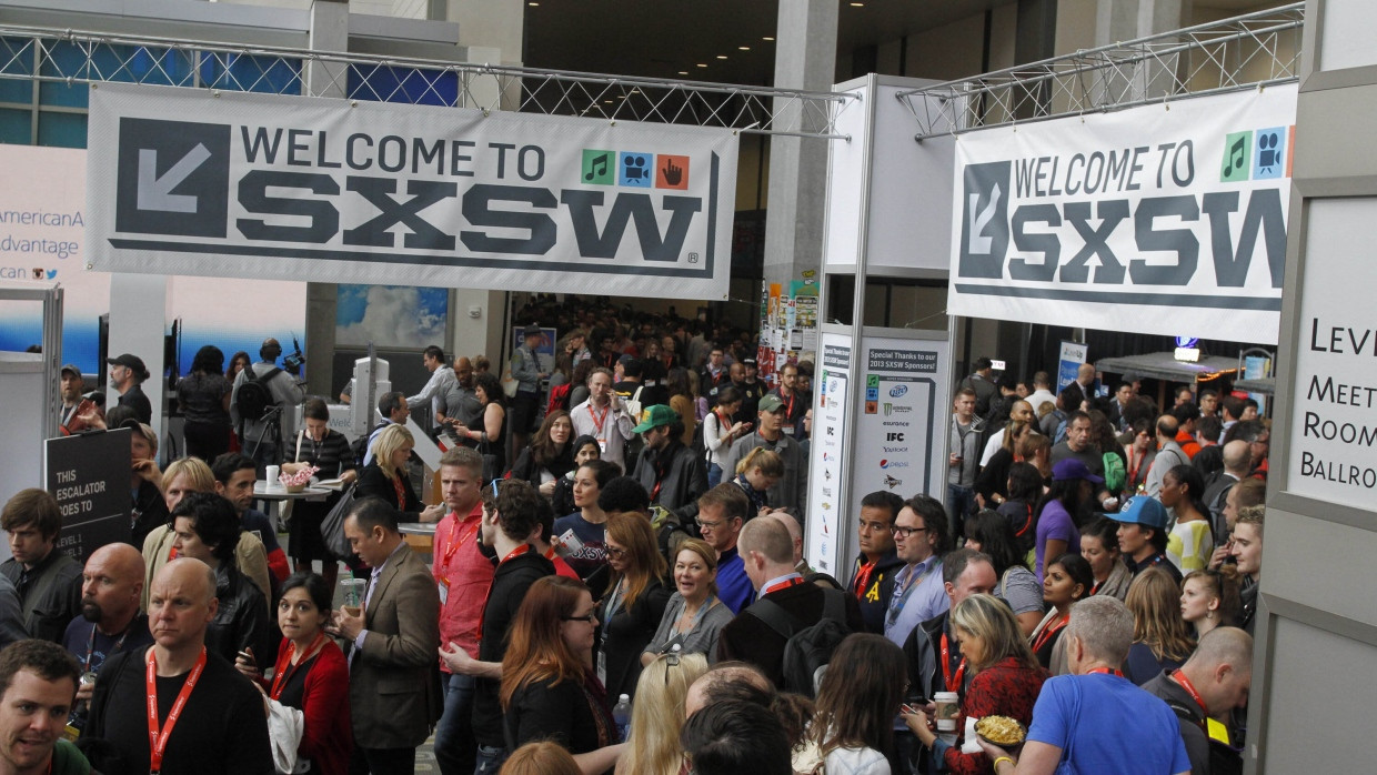 Auf ins Getümmel: Besucher des SXSW-Festivals im Jahr 2013