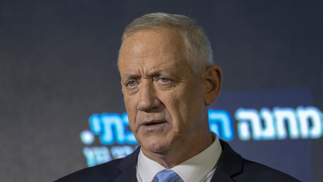 Stellte Regierungschef Netanjahu ein Ultimatum: Benny Gantz