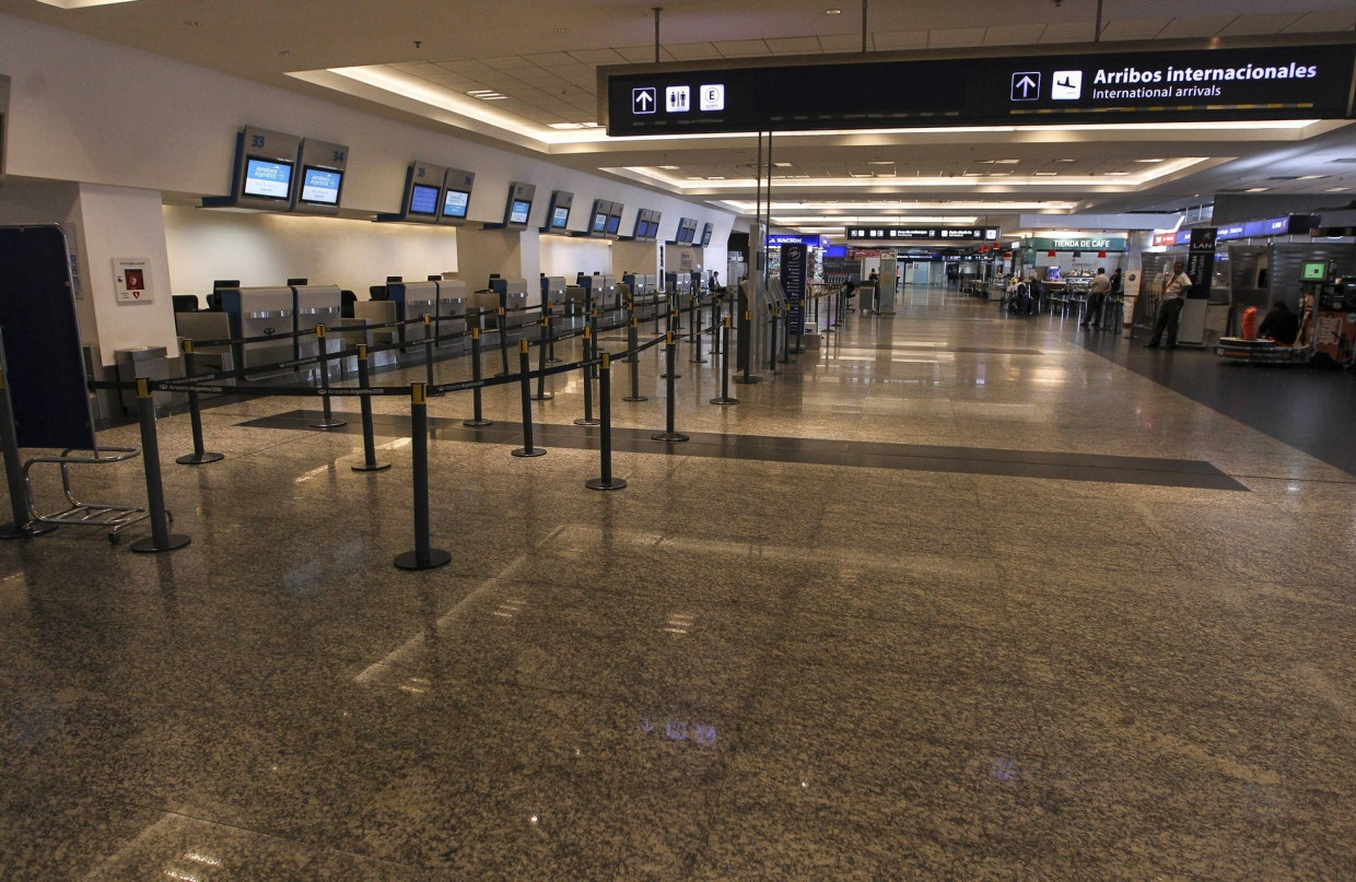 Auch am Flughafen von Buenos Aires herrscht der Ausstand.