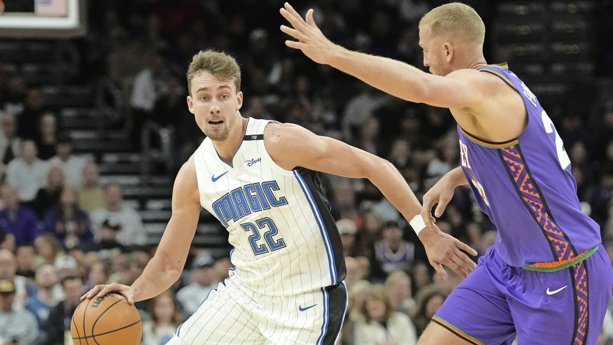 Franz Wagner in Aktion: Der Mann der Orlando Magic könnte der erste deutsche All Star in der NBA seit Dirk Nowitzki werden.