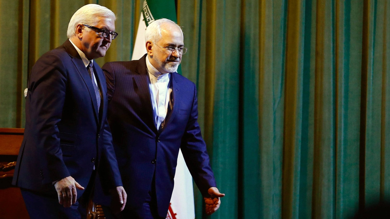 Alte Bekannte: Bundesaußenminister Frank-Walter Steinmeier mit seinem iranischen Amtskollegen Dschawad Zarif