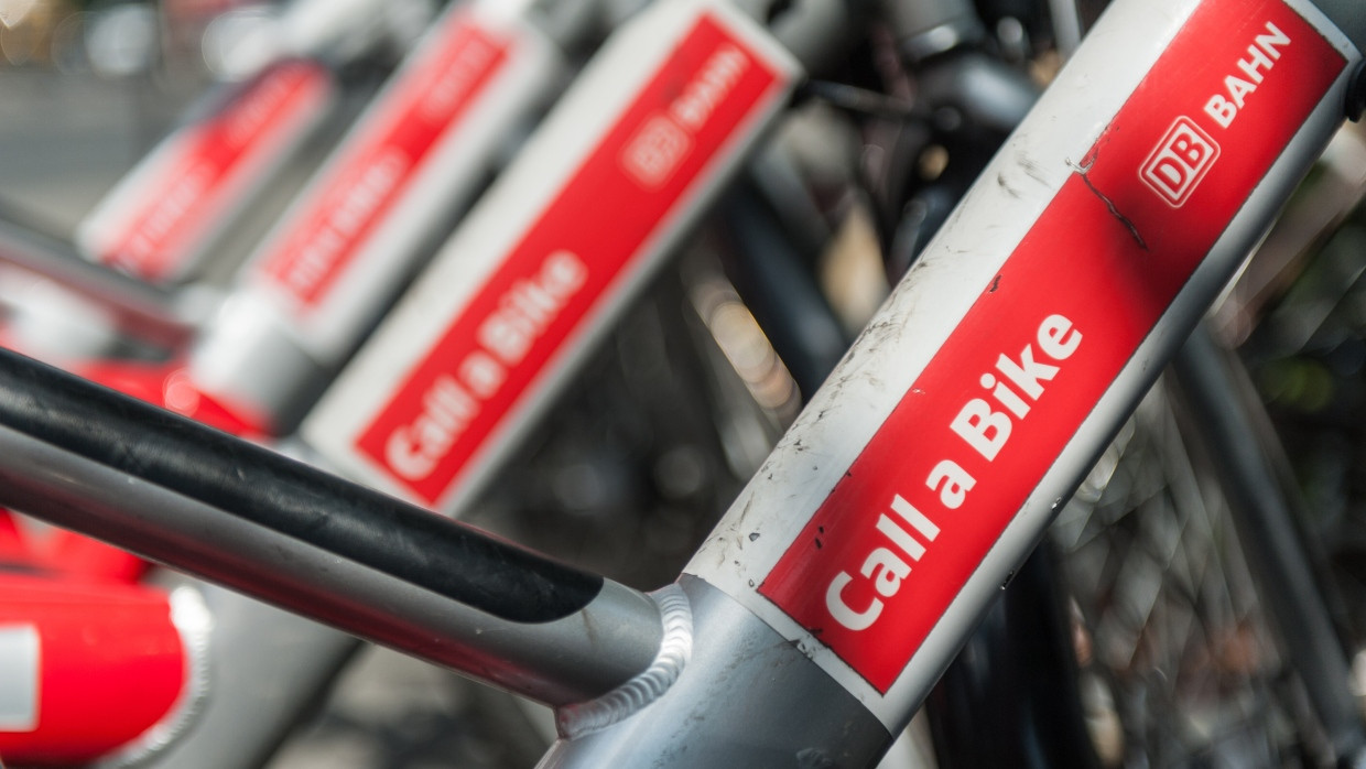 Ein Dienst mit mehreren Haken: Räder des Anbieters Call a Bike