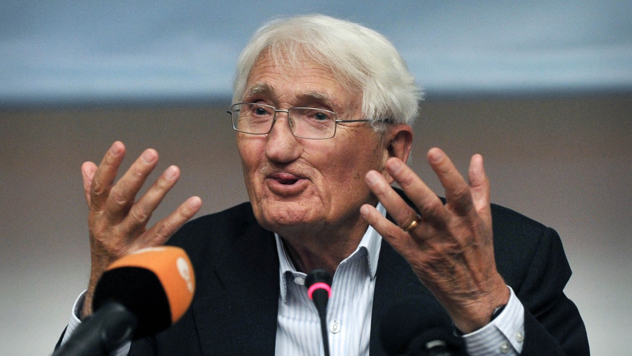 Jürgen Habermas bei einem Auftritt vor zehn Jahren.