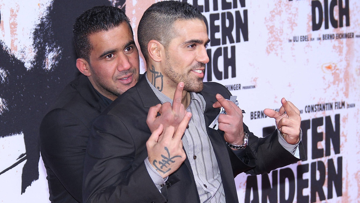 Bushido und Arafat Abou-Chaker bei der Premiere von Bushidos Film „Zeiten ändern dich“ 2010 – mittlerweile sollen die beiden tief zerstritten sein.