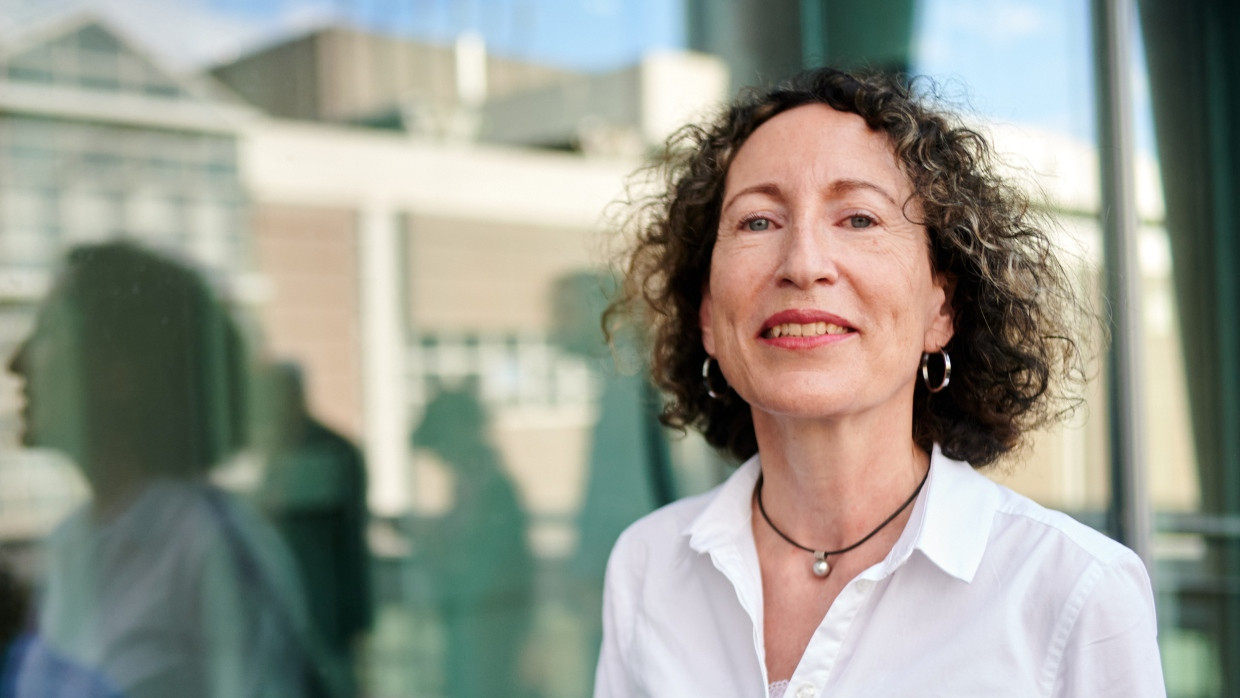 Caroline Wenzel am Freitag auf der Frankfurter Buchmesse