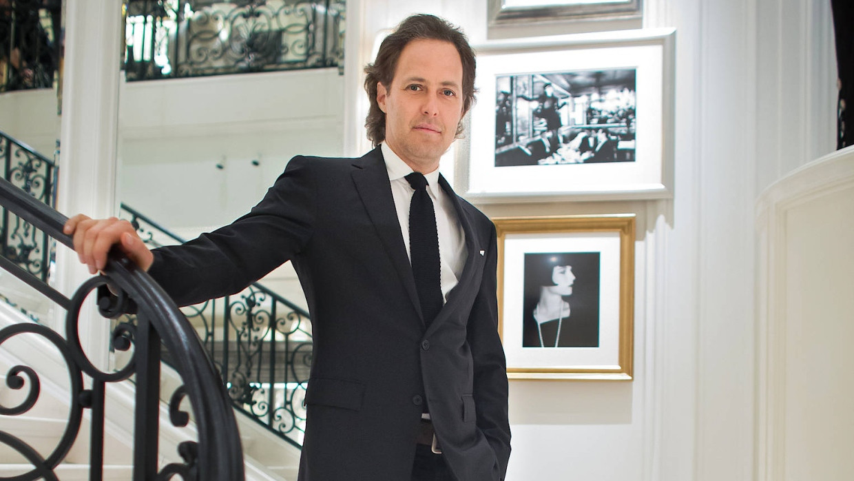 David Lauren, hier im Geschäft an der Madison Avenue, lockert die Marke auf. Auch zu offiziellen Terminen trägt er gerne Cowboystiefel und bestickte Hosen.