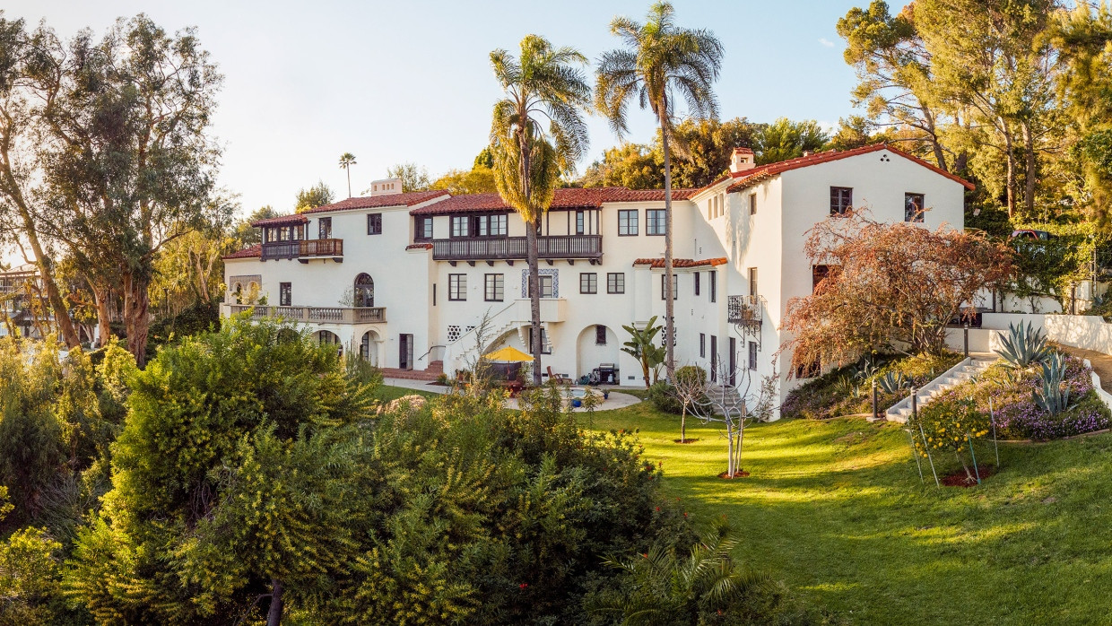 1943 von Lion Feuchtwanger im Exil erworben, heute ein Refugium für Stipendiaten: Die Villa Aurora in Pacific Palisades