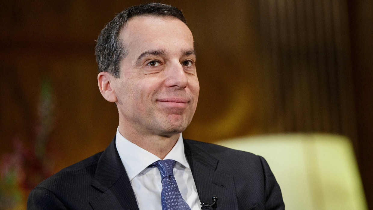 Österreichs Altkanzler Christian Kern