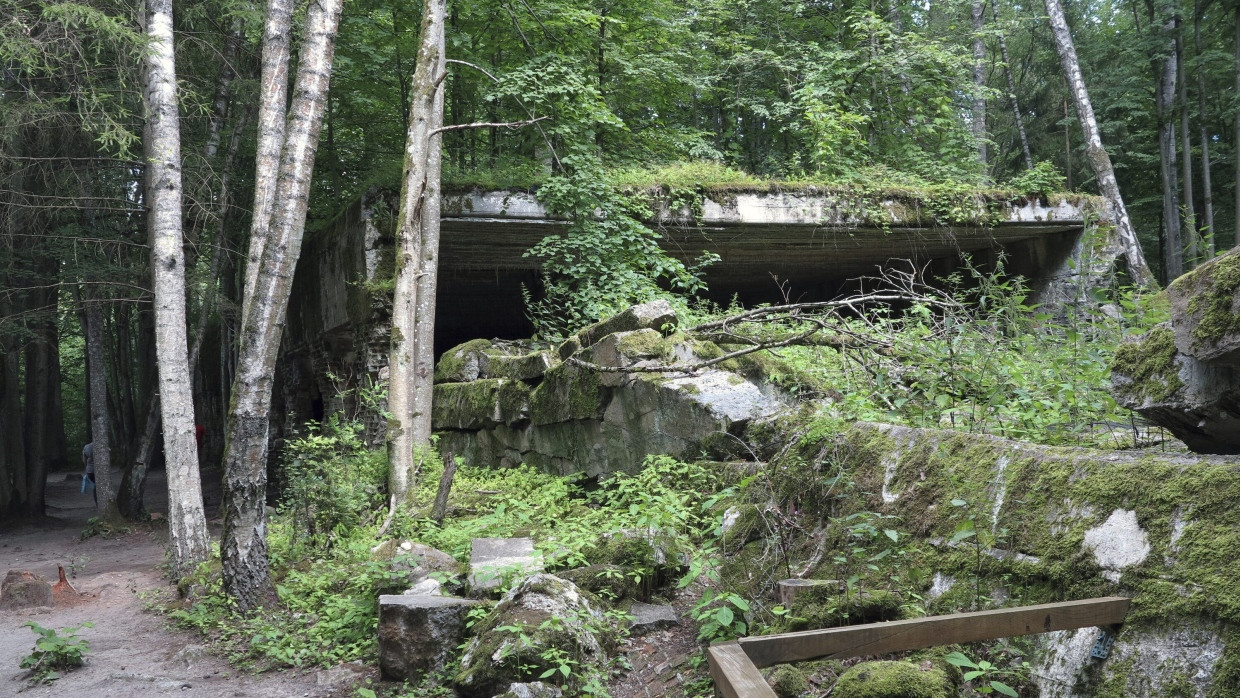 Bunkerreste des ehemaligen Hitler-Hauptquartiers „Wolfsschanze“ in den polnischen Masuren