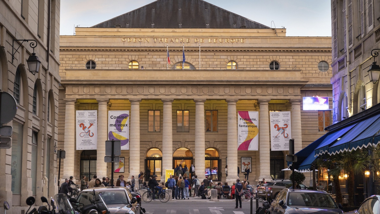 Blick auf das französische Nationaltheater in Paris.