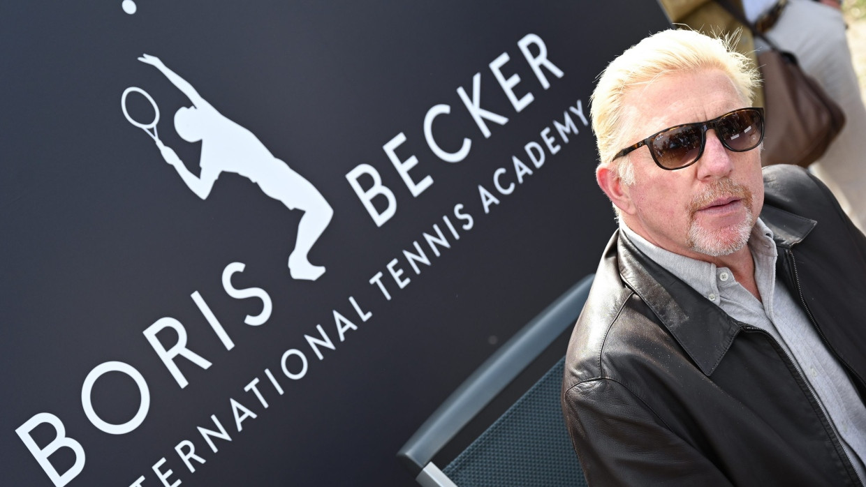 Boris Becker, hier beim Spatenstich der Tennisakademie in Hochheim 2020