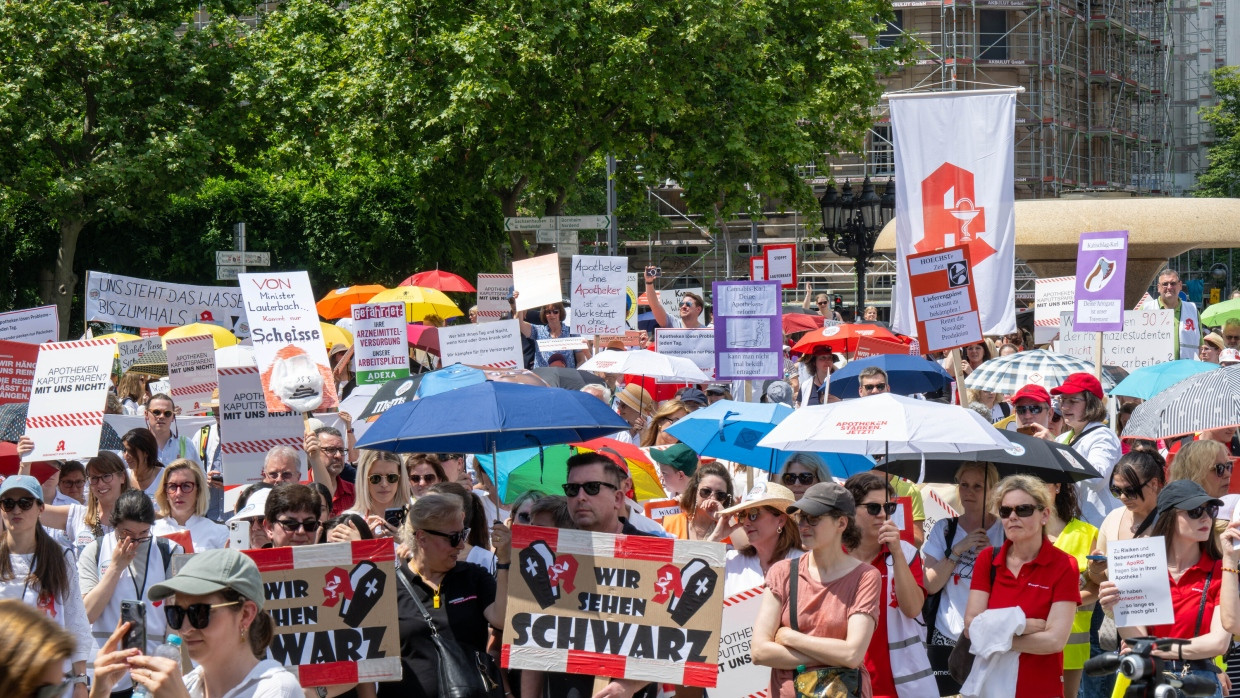 Der Protest der Apotheker richtet sich gegen die Reformpläne von Bundesgesundheitsminister Karl Lauterbach.