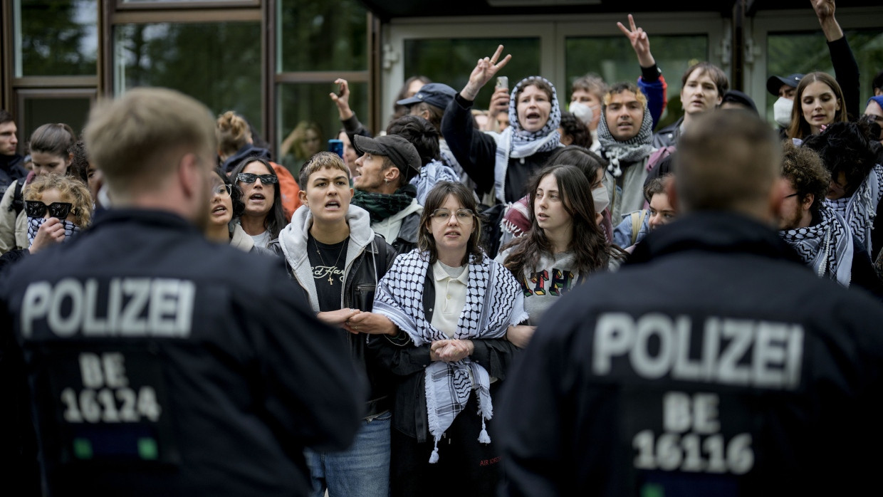 Kein Umfeld für jüdische Studierende: Demonstration an der Freien Universität Berlin