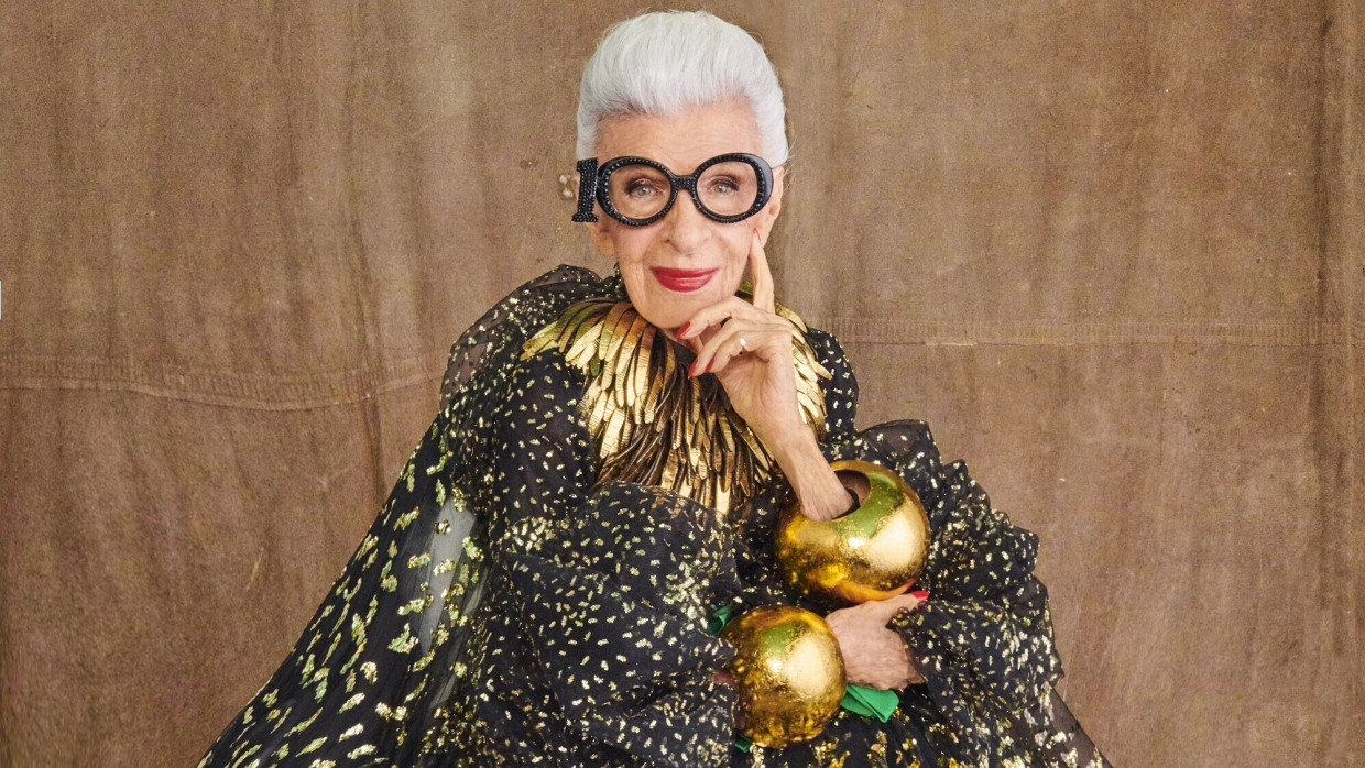 Erst im Alter wurde sie als Stilikone entdeckt: Iris Apfel