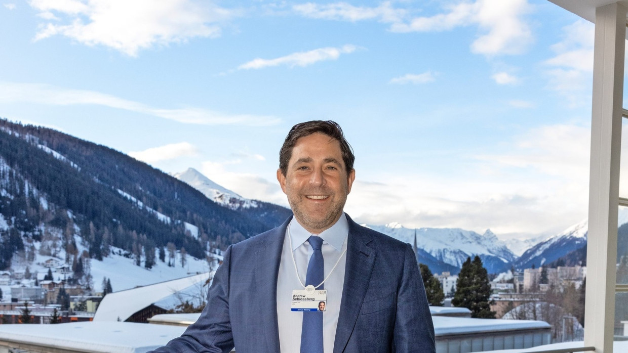 Andrew Schlossberg, der Vorstandsvorsitzende der Investmentgesellschaft Invesco, in Davos.